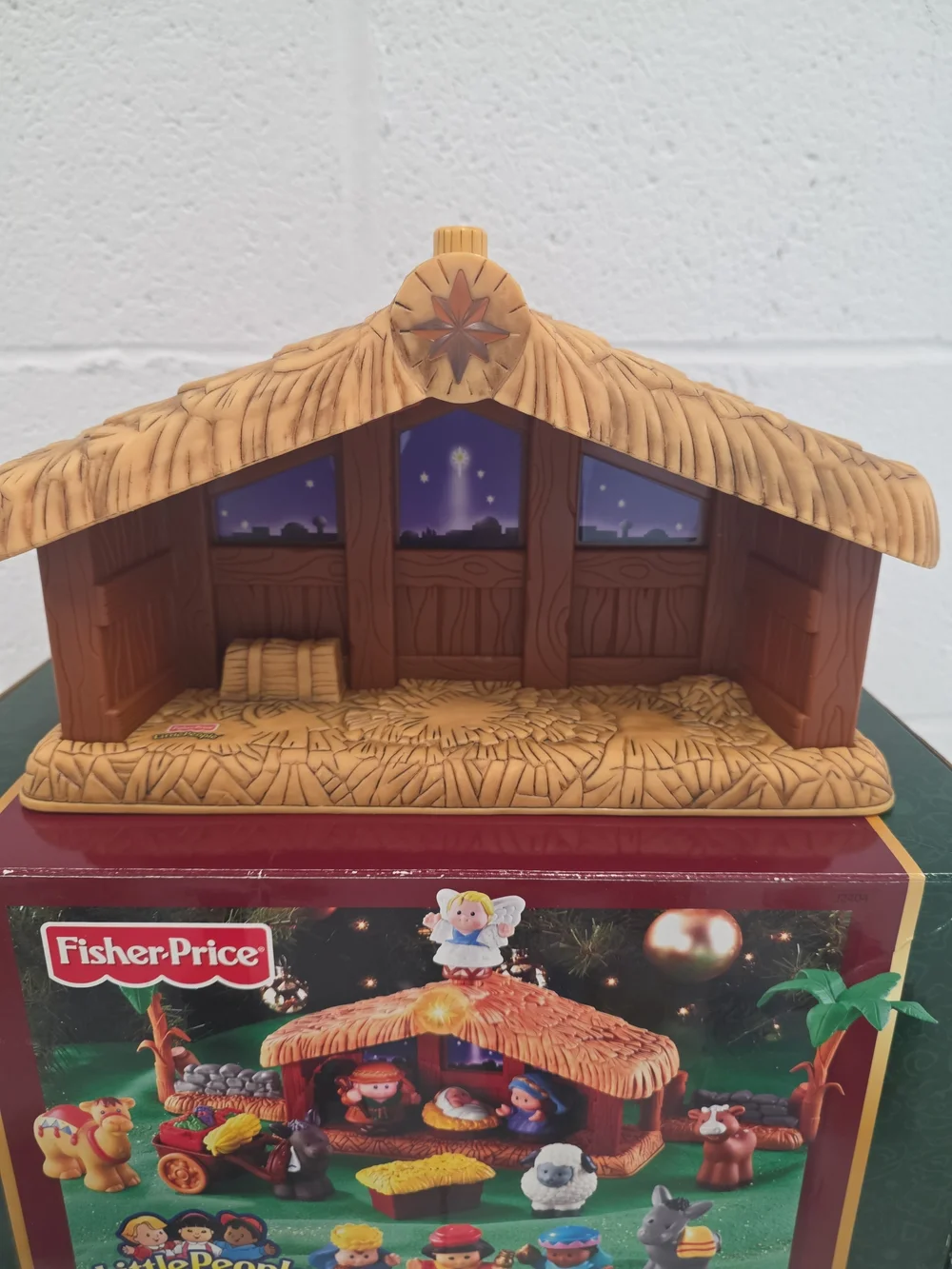 Fisher-Price Little People Christmas Story Nativity J2404 Works Incomplete